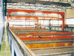 Hunan sedan car plant 12M span gantry the cathodic electrodeposition production line