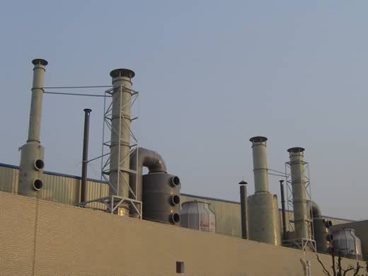 Pingmei machine exhaust gas treatment system 　